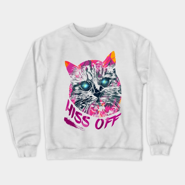 Hiss off Crewneck Sweatshirt by Frajtgorski